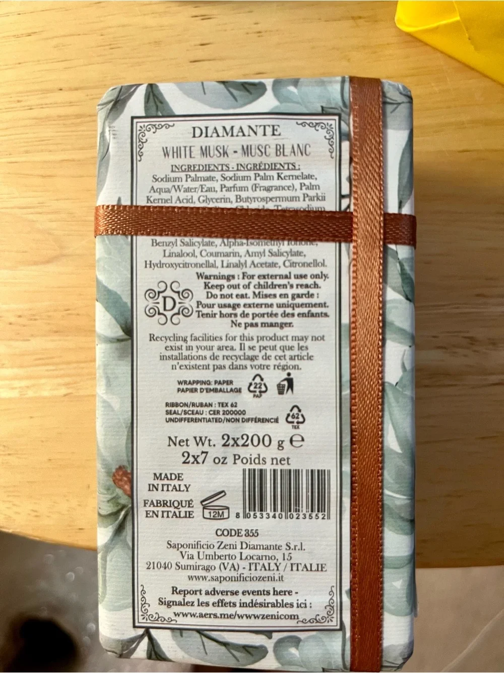 Castelbel, Diamanté & Sea Salt Soap